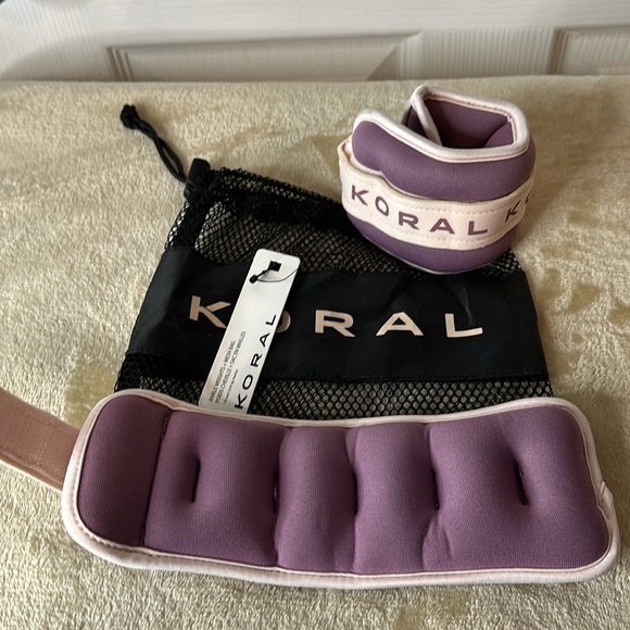 KORAL 1lb Wrist / Ankle Weights with Mesh Carrying Bag - Picture 5 of 5